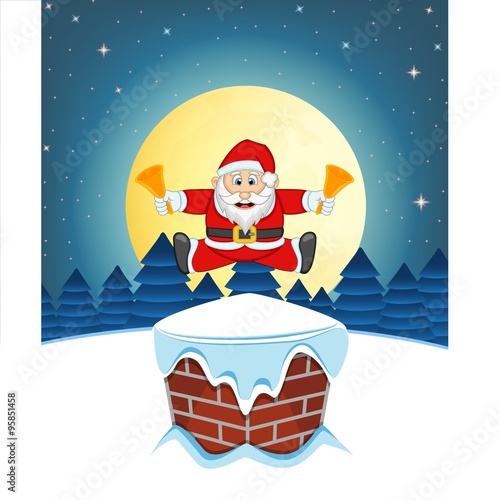 Santa Claus For Your Design Vector Illustration © warawiri