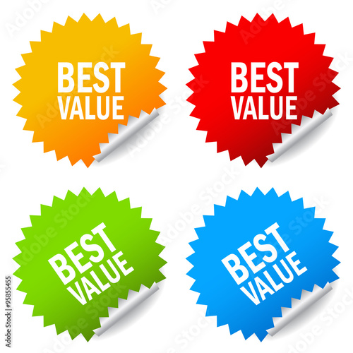Best value label