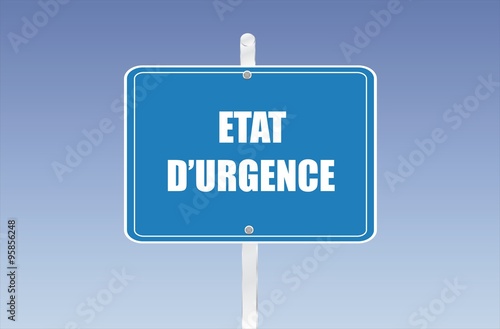 panneau état d'urgence 14112015