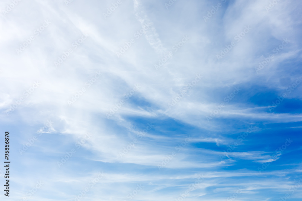 Fototapeta premium Blue sky with cloud in sunny day,Natural background
