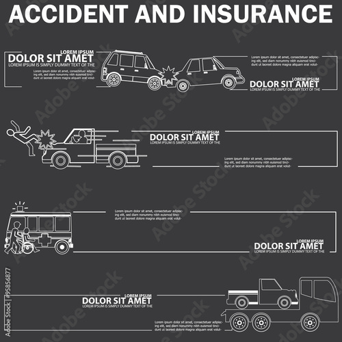 Wallpaper Mural car crash and blank stripe Torontodigital.ca