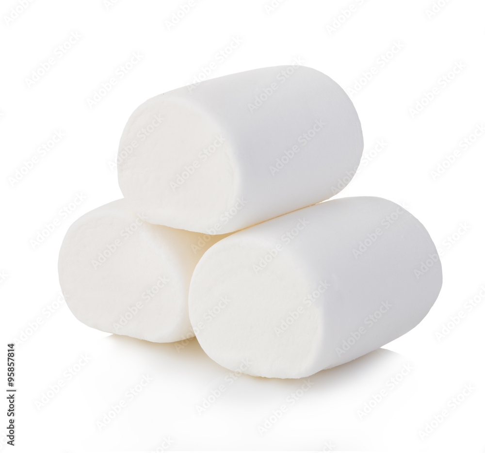 Marshmallows isolated on white background Marshmallows isolated on white background
