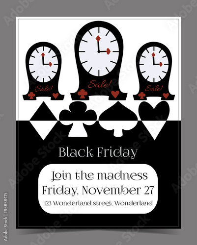 Clocks Banner Card Brochure