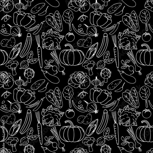 vegetable  white stripe and seamless