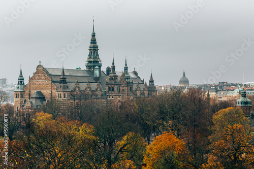 04 October, 2015. Stockholm. old town cityscape in Stockholm.Sweden. Selective focus, soft focus