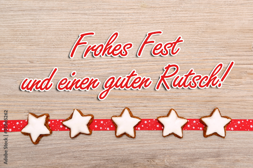 Frohes Fest u. einen guten Rutsch! StockFoto Adobe Stock