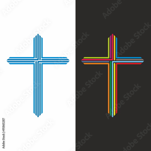 Church logo. Cross