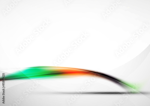 Wave abstract background. Business hi-tech presentation template or advertising layout