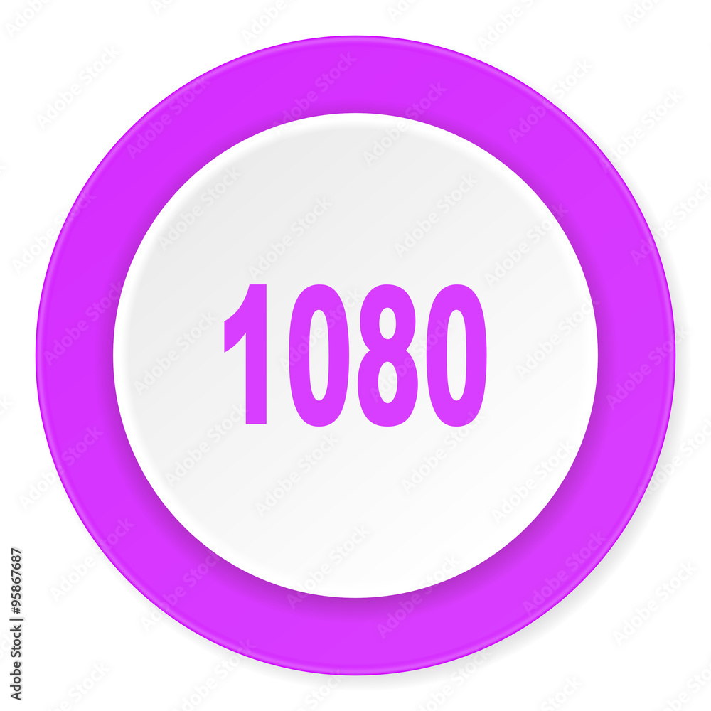 1080 violet pink circle 3d modern flat design icon on white background 1080 violet pink circle 3d modern flat design icon on white background