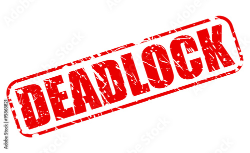 DEADLOCK red stamp text