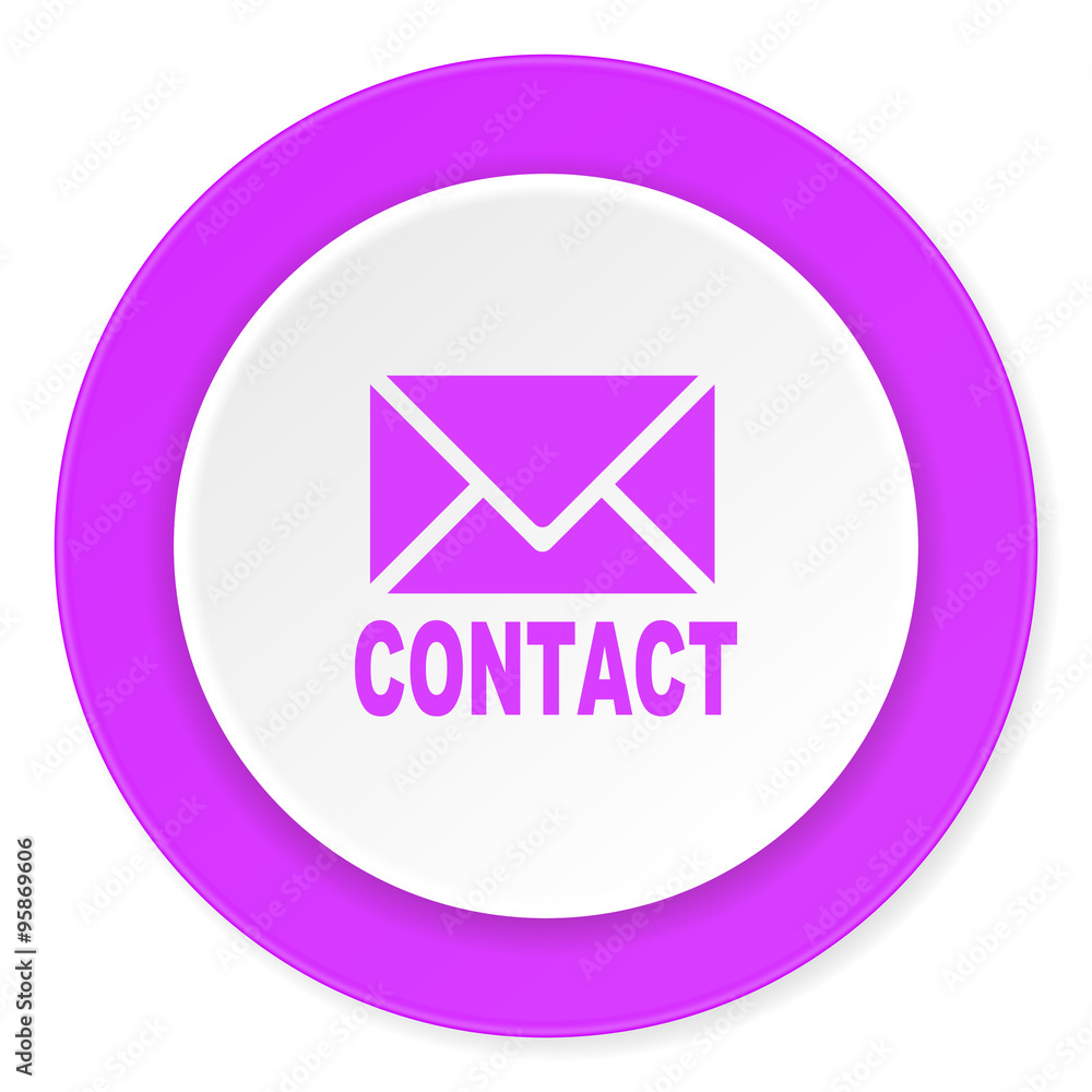 email violet pink circle 3d modern flat design icon on white background email violet pink circle 3d modern flat design icon on white background