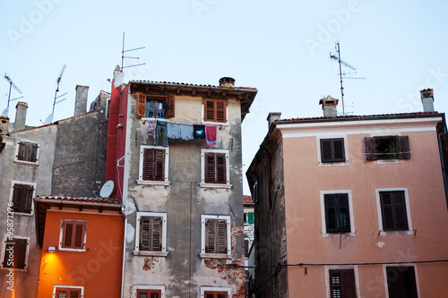 The old town of Rovinj, Croatia.