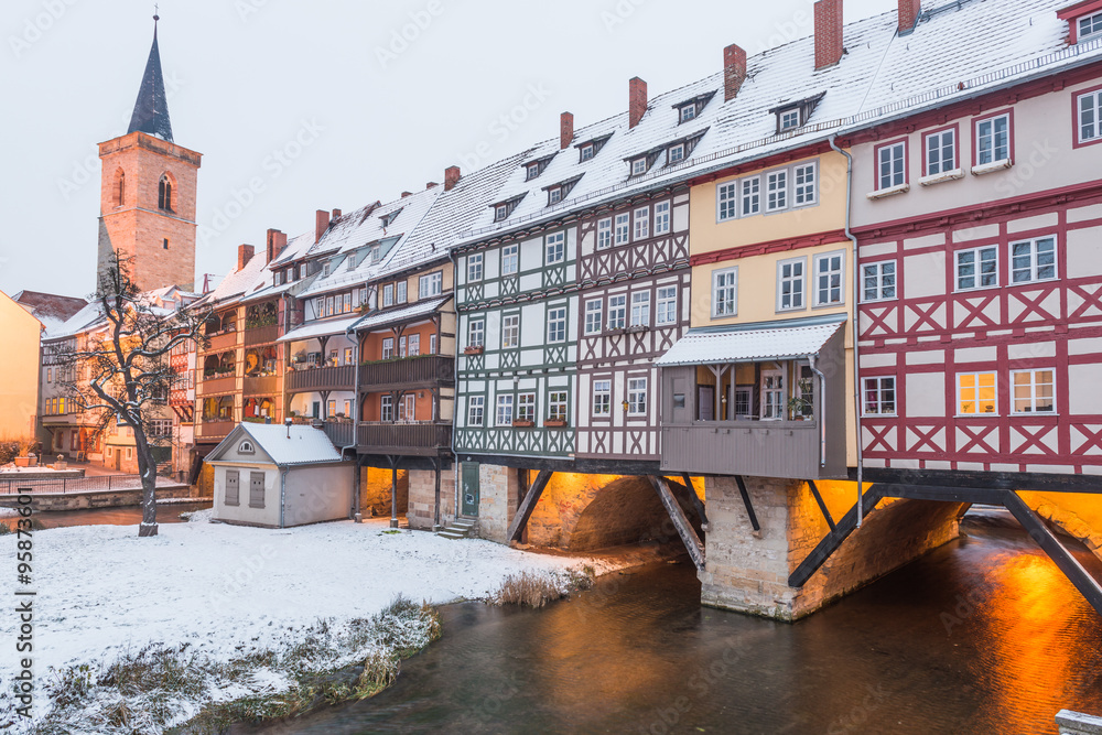 Erfurt in Winter