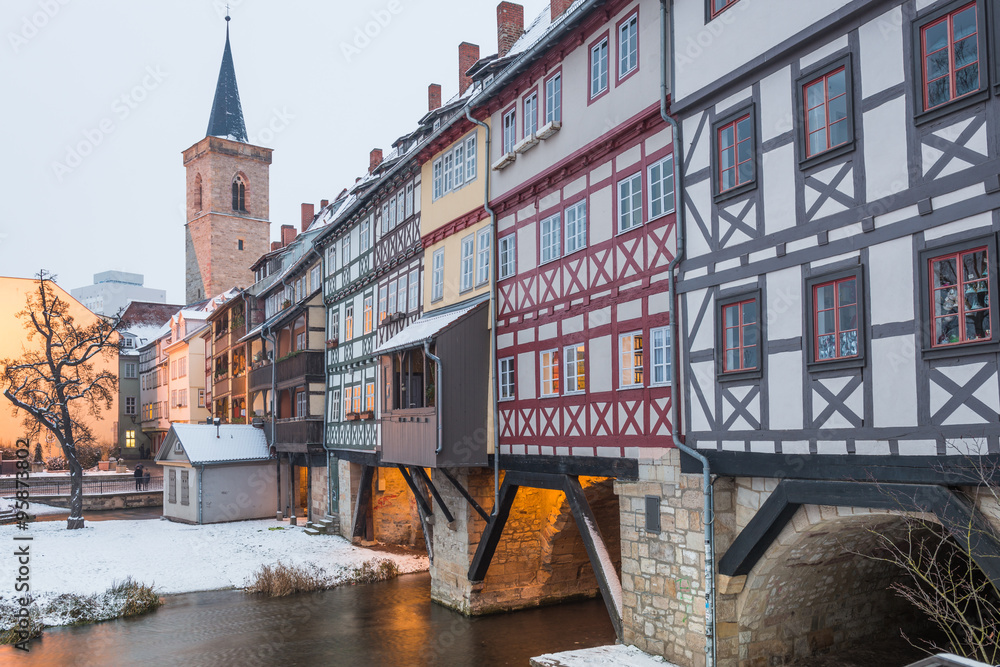 Erfurt in Winter