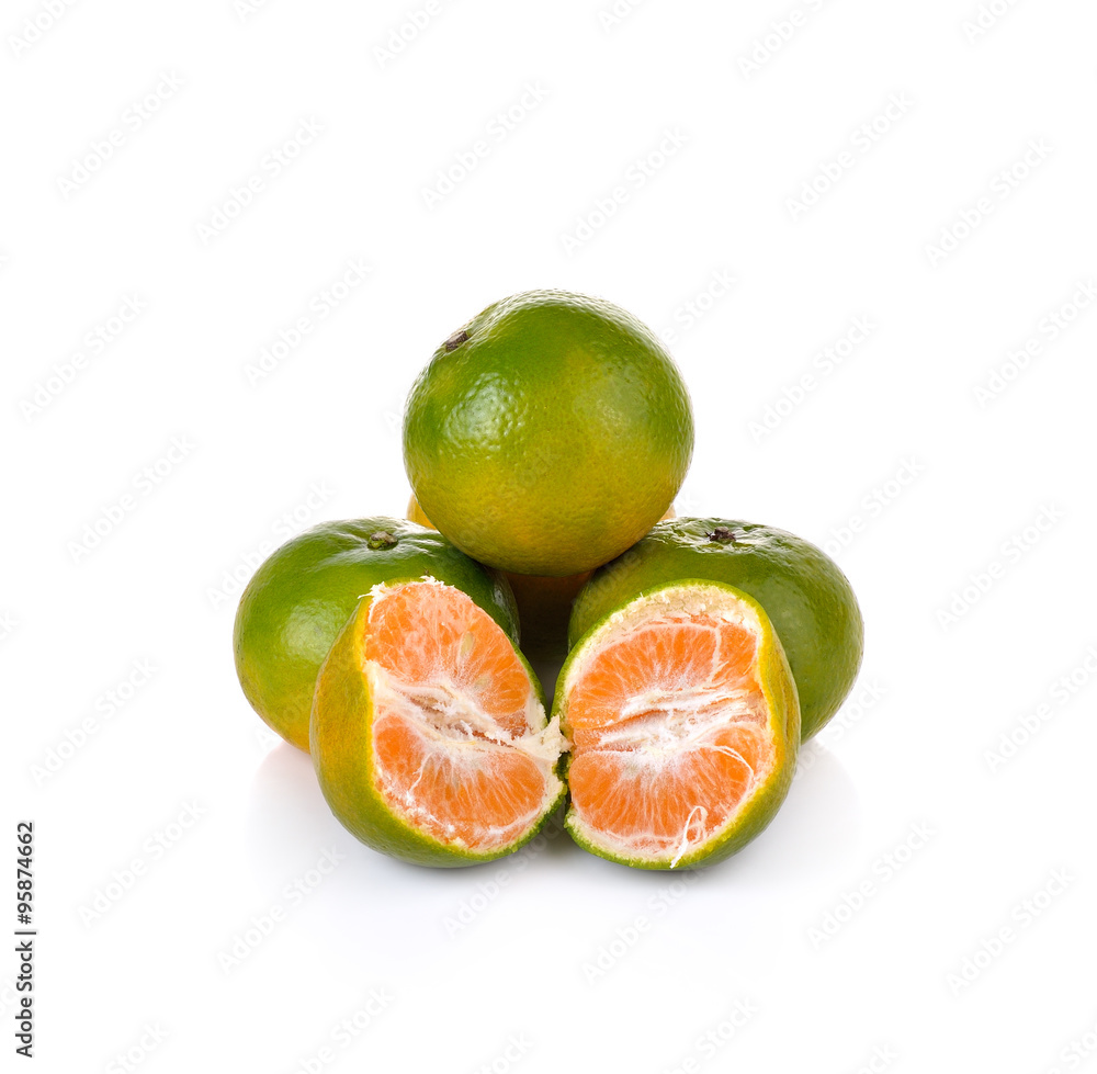 orange fruit on white background orange fruit on white background