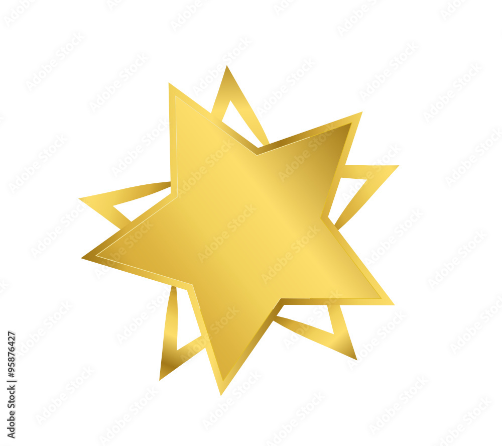 Obraz premium goldener stern