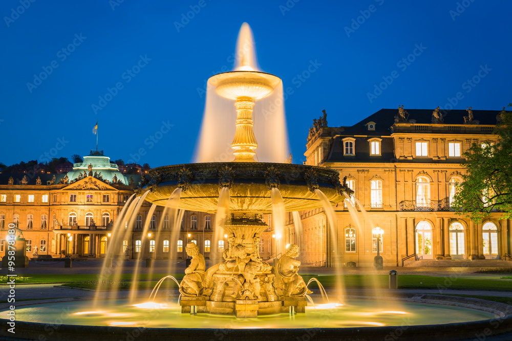 Fototapeta premium Stuttgart Schlossplatz