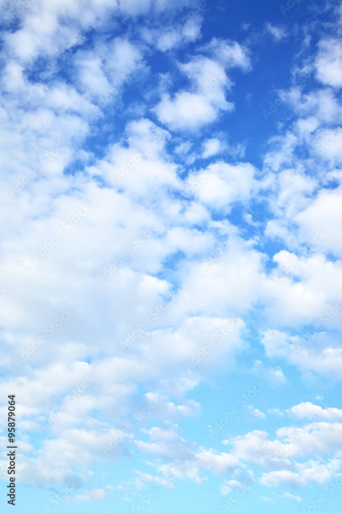 Fototapeta premium Blue sky with clouds