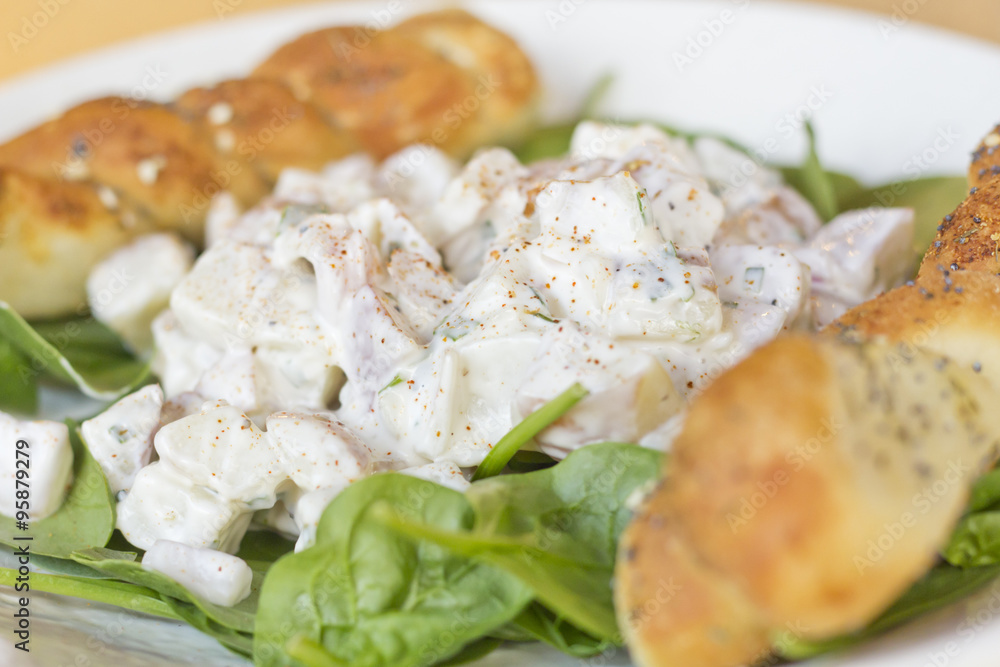 Potato Salad Spinach Potato Salad Spinach