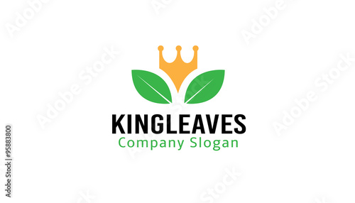 King Leaves Design Illustration