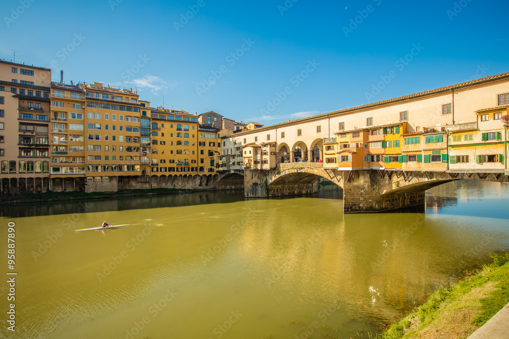Naklejka premium Ponte Vecchio, Florence, Italy