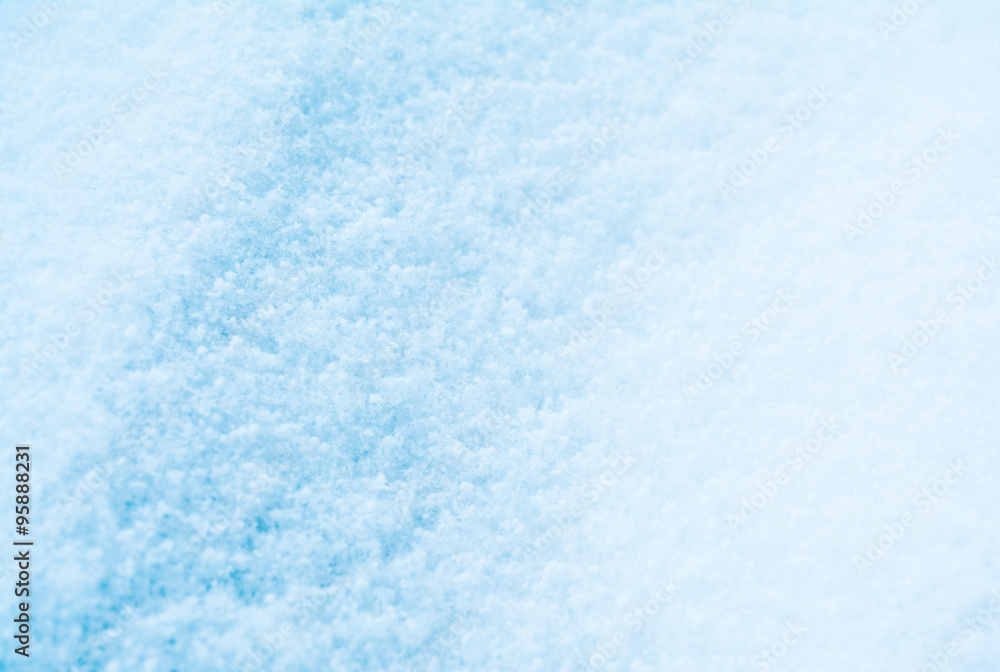 Obraz premium blue shine snow