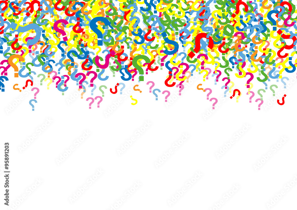 Hintergrund mit Fragezeichen Stock Vector | Adobe Stock
