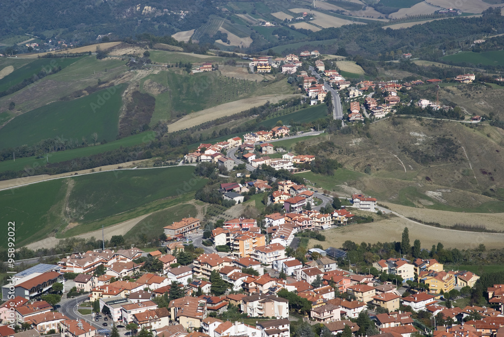 San Marino urban hillside