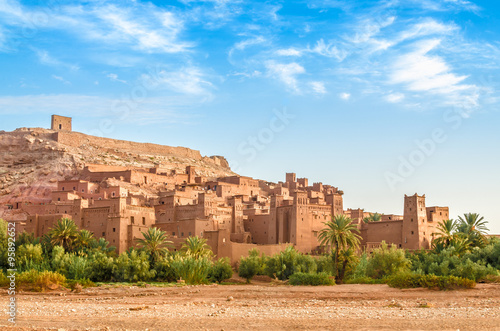 Ksar Ait Benhaddou in the morning, Morocco