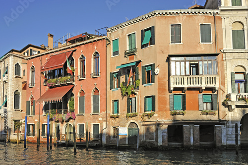 Buildings on the Grand Canal in Venice