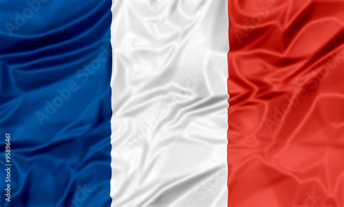 Fotografie, Tablou Flag of France