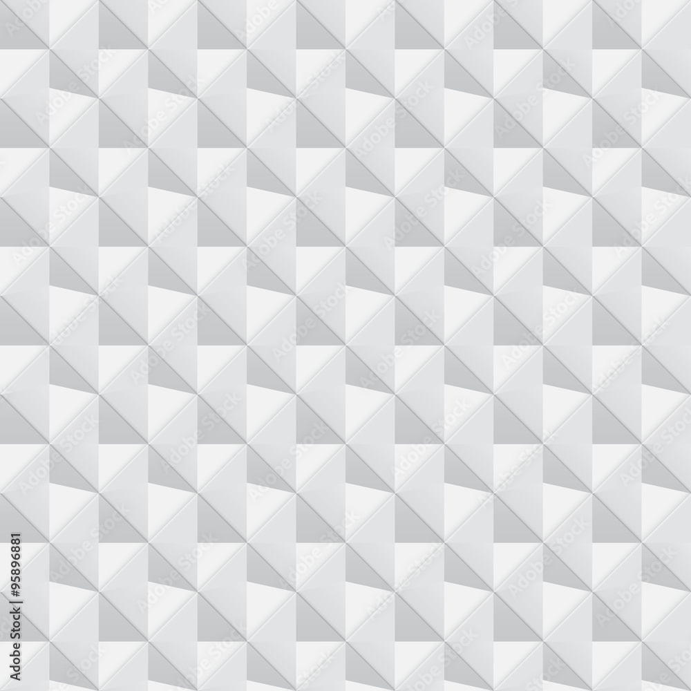 White geometric texture - seamless background.