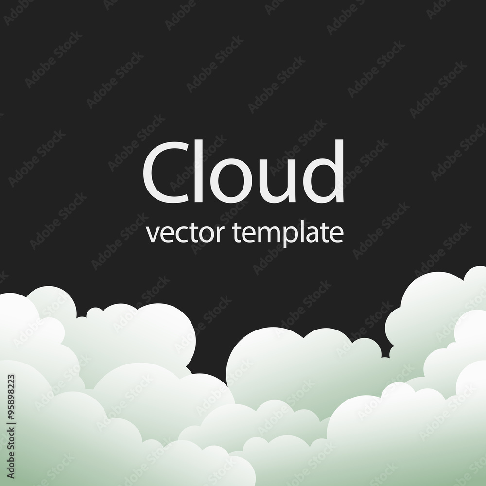Clouds vector illustration. Clouds vector illustration.