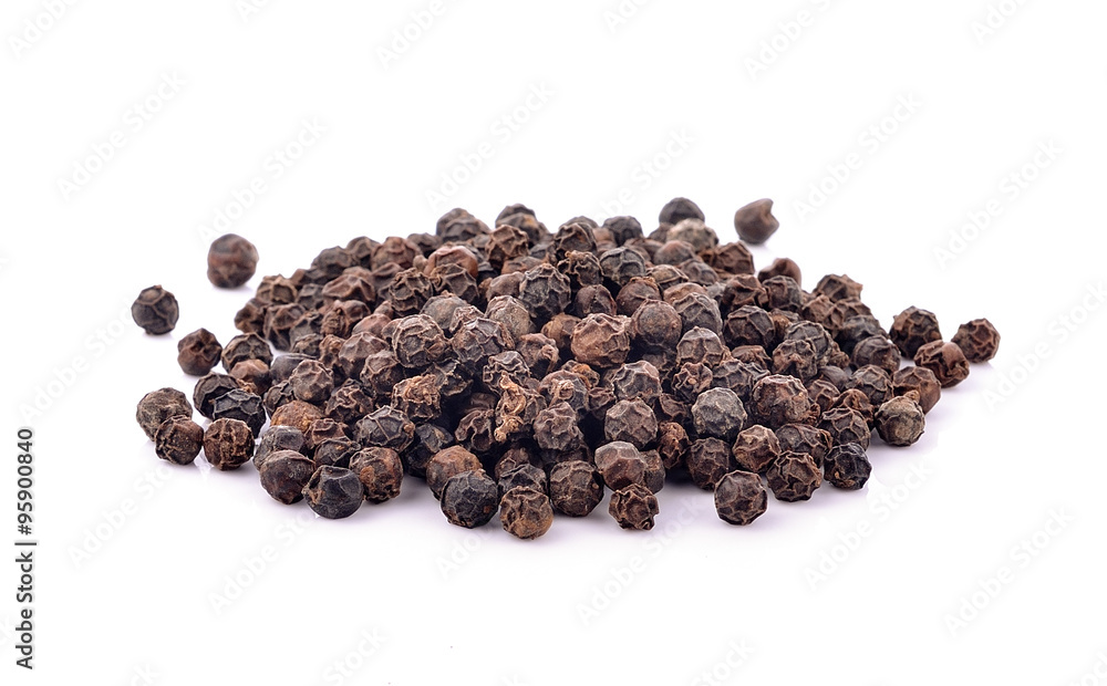 pepper corn on white background pepper corn on white background