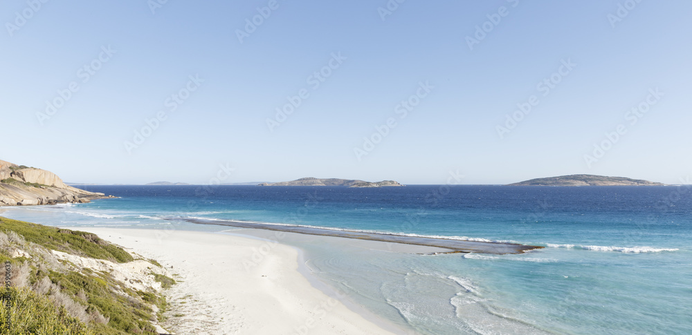 Obraz premium White Sandy Beach at Esperance