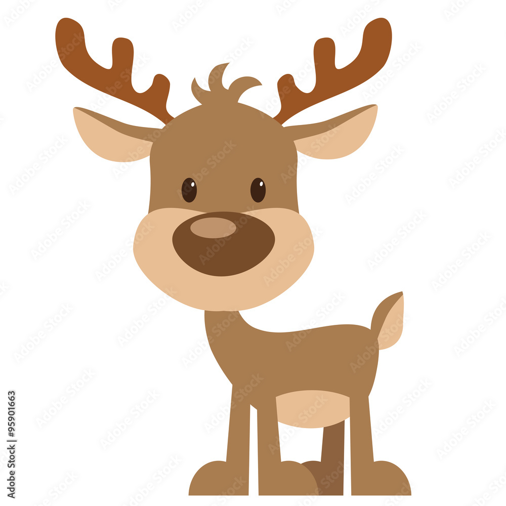 Reindeer vector illustration
