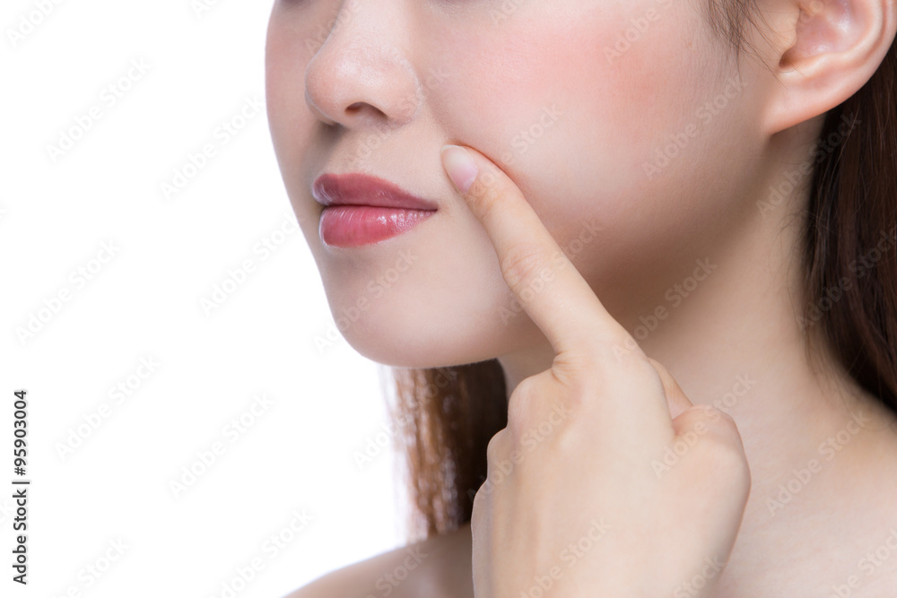 Obraz premium ほうれい線 ボディーパーツ