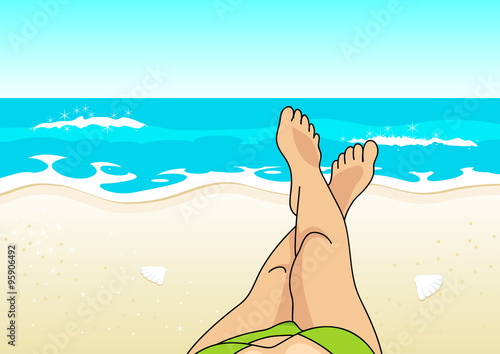 Summer Vacation at The Beach