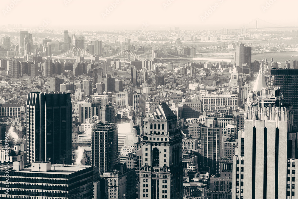 Fototapeta premium New York City skyscrapers