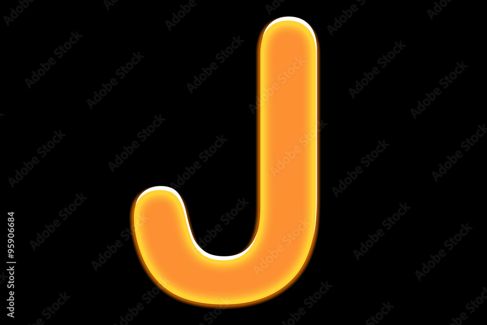 FONT or LETTER and colour design of ALPHABET in joyful bright orange colour tone FONT or LETTER and colour design of ALPHABET in joyful bright orange colour tone