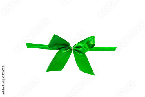 green gift ribbon
