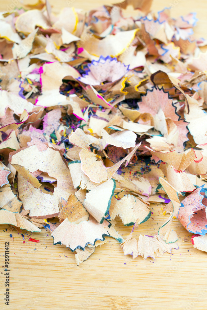 crayons sharpening shavings texture for background crayons sharpening shavings texture for background