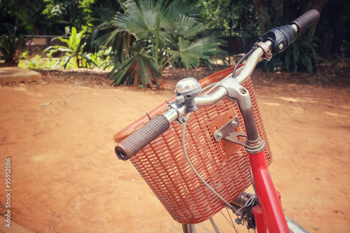 Vintage bicycle handlebar.