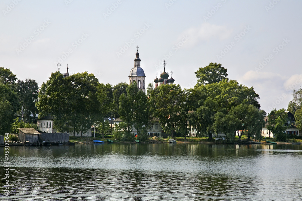 Panoramic view of Ostashkov. Russia