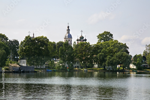 Panoramic view of Ostashkov. Russia