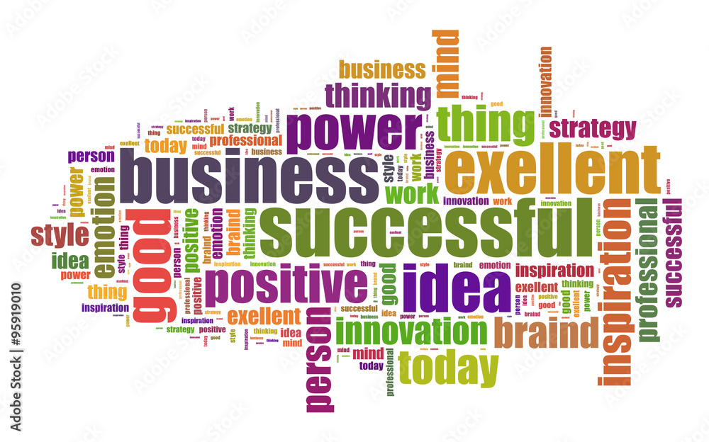 Successful business illustration concept Successful business illustration concept