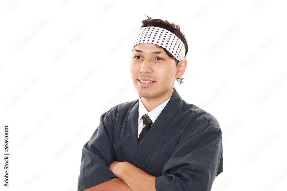 笑顔の寿司職人 笑顔の寿司職人