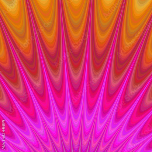 Abstract geometric flames from hell