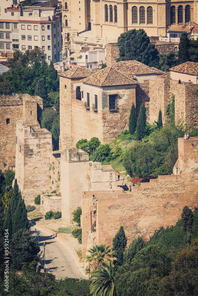 The Alcazaba of Malaga, Andalusia Spain