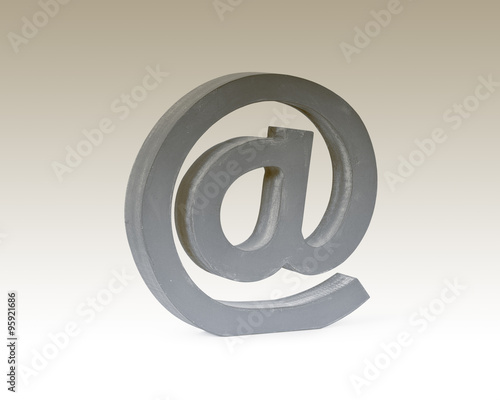 E-mail symbol @